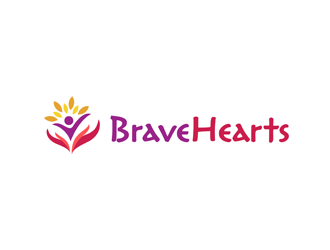 Brave Hearts logo design by VhienceFX