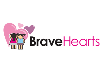 Brave Hearts logo design by YONK