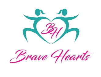 Brave Hearts logo design by PMG