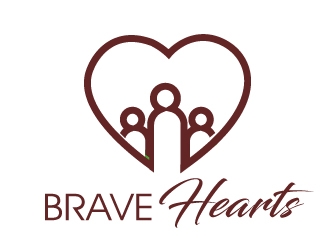 Brave Hearts logo design by PMG