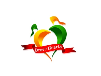 Brave Hearts logo design by LogoInvent