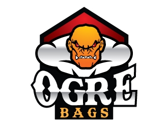 Ogre Bags logo design by usashi