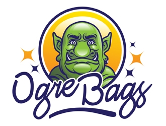Ogre Bags logo design by MAXR