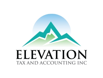 Elevation Tax and Accounting Inc logo design by Eliben