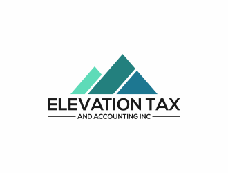 Elevation Tax and Accounting Inc logo design by ubai popi