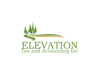 Elevation Tax and Accounting Inc logo design by Greenlight