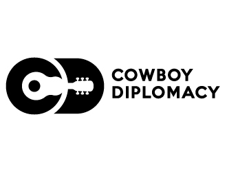 Cowboy Diplomacy logo design by alxmihalcea