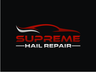 Supreme Hail Repair logo design by mbamboex