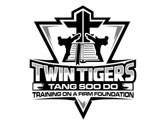 Twin Tigers Martial Arts logo design by imagine
