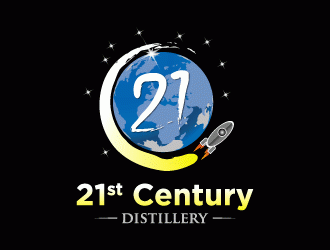 21st Century Distillery logo design by torresace