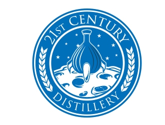 21st Century Distillery logo design by MarkindDesign