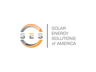 SES SOLAR ENERGY SOLUTIONS of AMERICA logo design by vostre