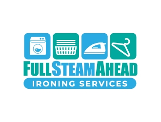 Full Steam Ahead Ironing Services logo design by jaize