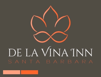 De La Vina Inn logo design by savvyartstudio