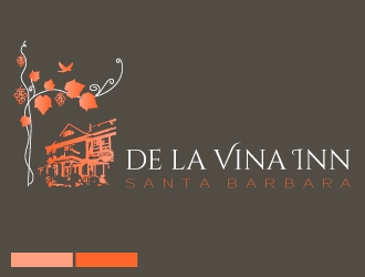 De La Vina Inn logo design by savvyartstudio