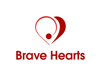Brave Hearts logo design by JessicaLopes