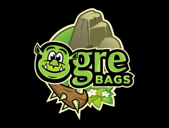 Ogre Bags logo design by wastra