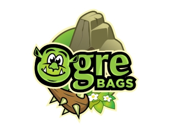 Ogre Bags logo design by wastra