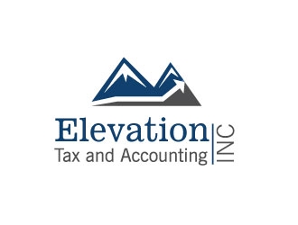 Elevation Tax and Accounting Inc logo design by Webphixo