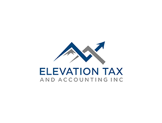 Elevation Tax and Accounting Inc logo design by blackcane