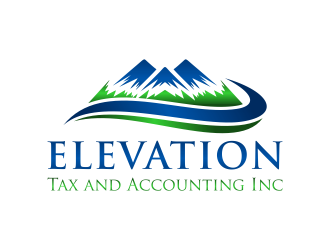 Elevation Tax and Accounting Inc logo design by pakNton