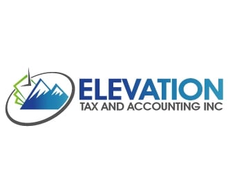 Elevation Tax and Accounting Inc logo design by PMG