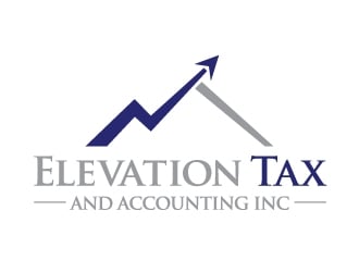 Elevation Tax and Accounting Inc logo design by Boomstudioz