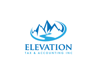 Elevation Tax and Accounting Inc logo design by pencilhand