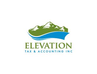 Elevation Tax and Accounting Inc logo design by pencilhand