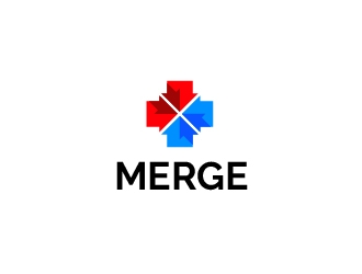 MERGE logo design by Mbelgedez