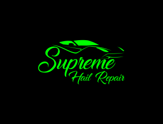 Supreme Hail Repair logo design by beejo