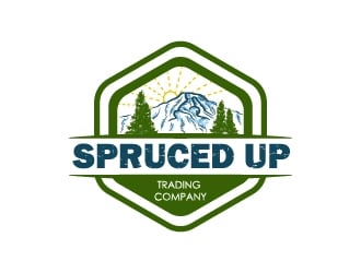 Spruced Up Trading Company logo design by BaneVujkov