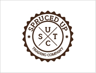 Spruced Up Trading Company logo design by MREZ