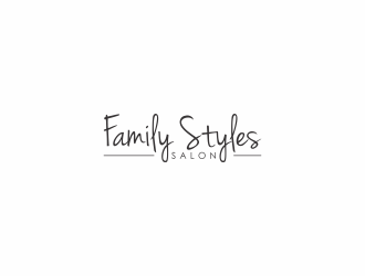 Family Styles Salon logo design by haidar
