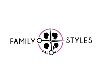 Family Styles Salon logo design by Foxcody