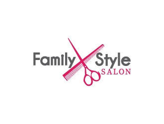 Family Styles Salon logo design by mawanmalvin