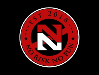 NO RISK NO FUN logo design by shravya