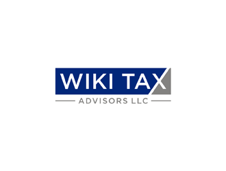 Wiki Tax Advisors LLC logo design by alby