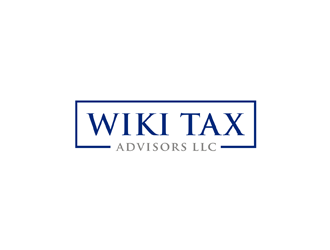 Wiki Tax Advisors LLC logo design by alby