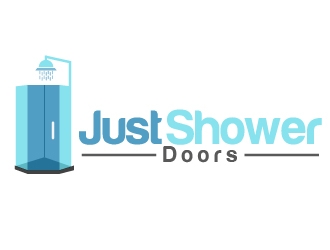 Just Shower Doors logo design by shravya