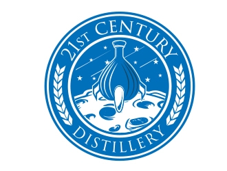 21st Century Distillery logo design by MarkindDesign