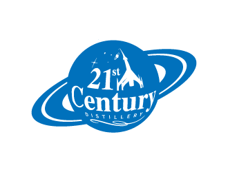 21st Century Distillery logo design by hwkomp
