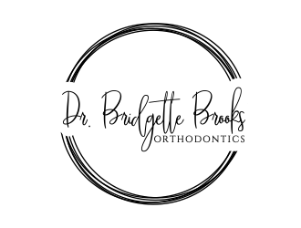 Dr. Bridgette Brooks Orthodontics  logo design by Greenlight
