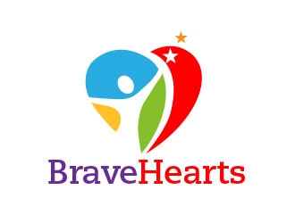 Brave Hearts logo design by Vincent Leoncito