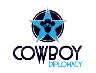 Cowboy Diplomacy logo design by fawadyk
