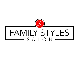 Family Styles Salon logo design by SteveQ