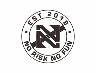 NO RISK NO FUN logo design by huma