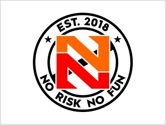 NO RISK NO FUN logo design by MREZ