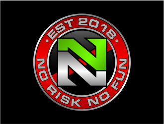 NO RISK NO FUN logo design by evdesign