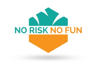 NO RISK NO FUN logo design by aqibahmed